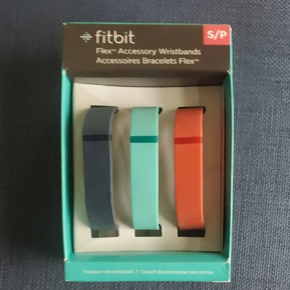 Fitbit Flex Wristbands in Black, Teal, and Orange Fit Bit